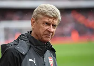 Arsenal V Benfica - Emirates Cup 2017-18 Prints: Arsene Wenger: Arsenal Manager before Arsenal v Benfica at Emirates Cup 2017-18