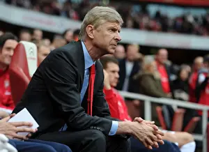 Arsenal V Norwich City 2013-14 Prints: Arsene Wenger: Arsenal Manager before Arsenal v Norwich City (2013-14)