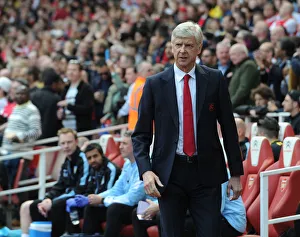Arsenal V Aston Villa 2015-16 Prints: Arsene Wenger: Arsenal Manager Before Arsenal vs. Aston Villa, Premier League 2015-16