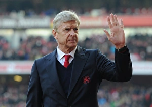 Arsenal V Burnley 2016-17 Prints: Arsene Wenger: Arsenal Manager Before Arsenal vs. Burnley, Premier League 2016-17