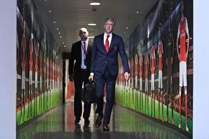 Arsenal v Leicester City 2017-18 Collection: Arsene Wenger: Arsenal Manager Before Arsenal vs Leicester City (2017-18)