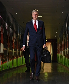 Arsenal V West Bromwich Albion 2017-18 Prints: Arsene Wenger: Arsenal Manager Before Arsenal vs. West Bromwich Albion (2017-18)