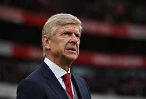 Arsenal V Tottenham Hotspur 2017-18 Prints: Arsene Wenger: Arsenal Manager Before Arsenal vs. Tottenham, Premier League 2017-18