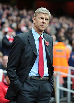 Arsenal V Fulham 2012-13 Prints: Arsene Wenger: Arsenal Manager Before Arsenal vs. Fulham, Premier League 2012-13