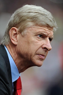 Arsenal V Norwich City 2013-14 Prints: Arsene Wenger: Arsenal Manager before Arsenal vs. Norwich City (2013-14)