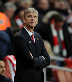 Arsenal V Everton 2013-14 Prints: Arsene Wenger: Arsenal Manager Before Arsenal vs. Everton, Premier League 2013-14