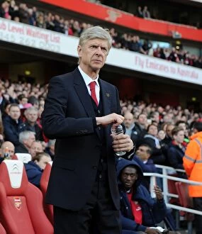 Images Dated 22nd February 2014: Arsene Wenger: Arsenal Manager Before Arsenal vs Sunderland, Premier League 2013-14
