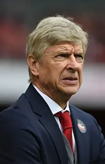 Arsenal V Brighton And Hove Albion 2017-18 Prints: Arsene Wenger: Arsenal Manager before Arsenal vs Brighton & Hove Albion