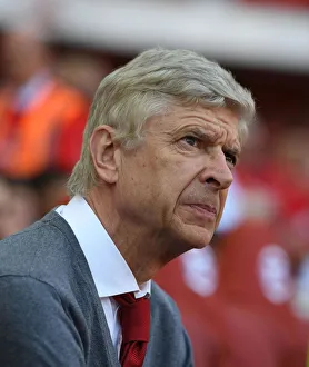 Arsenal V Burnley 2017-18 Prints: Arsene Wenger: Arsenal Manager Before Arsenal vs Burnley, Premier League 2017-18
