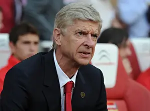 Arsenal V Crystal Palace 2014/15 Prints: Arsene Wenger: Arsenal Manager Before Arsenal vs Crystal Palace, Premier League 2014/15