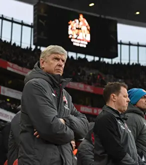 Arsenal V Crystal Palace 2017-18 Prints: Arsene Wenger: Arsenal Manager Before Arsenal vs Crystal Palace, Premier League 2017-18