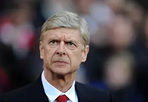 Arsenal V Crystal Palace 2013-14 Prints: Arsene Wenger: Arsenal Manager Before Arsenal vs Crystal Palace, Premier League 2013-14