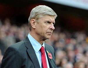 Arsenal V Fulham 2012-13 Prints: Arsene Wenger: Arsenal Manager before Arsenal vs Fulham, Premier League 2012-13