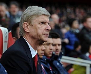 Arsenal V Fulham 2013-14 Prints: Arsene Wenger: Arsenal Manager Before Arsenal vs Fulham, Premier League 2013-14