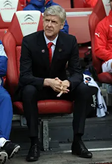 Arsenal V Hull City 2014-15 Prints: Arsene Wenger: Arsenal Manager before Arsenal vs Hull City (2014-15)