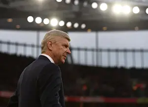 Arsenal V Newcastle United 2017-18 Prints: Arsene Wenger: Arsenal Manager before Arsenal vs Newcastle United (2017-18)