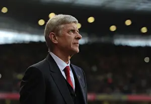 Arsenal V Newcastle United 2013/14 Prints: Arsene Wenger: Arsenal Manager Before Arsenal vs Newcastle United, 2013/14