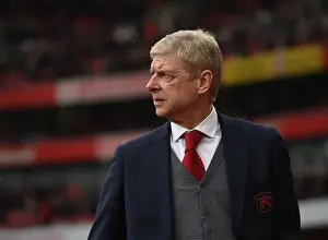 Arsenal V Southampton 2017-18 Prints: Arsene Wenger: Arsenal Manager before Arsenal vs Southampton, Premier League 2017-18