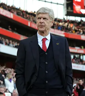 Arsenal V Sunderland 2013-14 Prints: Arsene Wenger: Arsenal Manager before Arsenal vs Sunderland, Premier League 2013-14