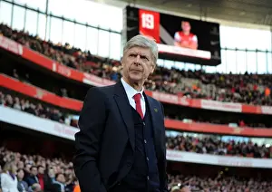 Arsenal V Sunderland 2013-14 Prints: Arsene Wenger: Arsenal Manager Before Arsenal vs Sunderland, 2013-14