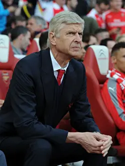 Arsenal V Swansea City 2016-17 Prints: Arsene Wenger: Arsenal Manager before Arsenal vs Swansea City, Premier League 2016-17