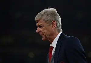 Arsenal V West Bromwich Albion 2017-18 Prints: Arsene Wenger: Arsenal Manager Before Arsenal vs West Bromwich Albion