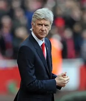 Arsenal V West Ham United 2014/15 Prints: Arsene Wenger: Arsenal Manager Before Arsenal vs West Ham United, Premier League 2015