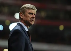 Arsenal V Swansea - FA Cup 3rd Rd Replay 2012-13 Prints: Arsene Wenger: Arsenal Manager Awaits FA Cup Replay vs Swansea City (2013)