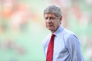 Images Dated 24th August 2011: Arsene Wenger: Arsenal Manager Awaits Udinese Challenge in UEFA Champions League Play-Off