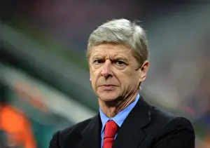 Arsene Wenger the Arsenal Manager. Bayern Munich 0: 2 Arsenal. UEFA Champions League