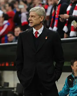 Bayern Munich V Arsenal 2015-16 Prints: Arsene Wenger: Arsenal Manager Before Bayern Munich Clash in 2015 Champions League