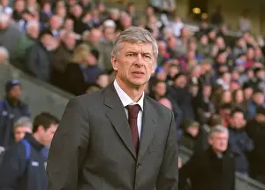 Blackburn Rovers V Arsenal 2005-6 Prints: Arsene Wenger the Arsenal Manager. Blackburn Rovers 1: 0 Arsenal. FA Premiership