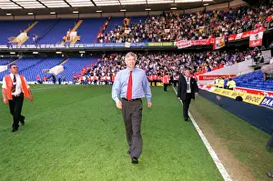 Tottenham V Arsenal Prints: Arsene Wenger the Arsenal manager celebrates at the end of the match