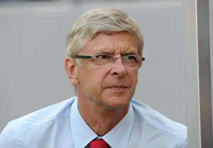Arsene Wenger the Arsenal Manager. Cologne 0: 4 Arsenal. Pre Season Friendly