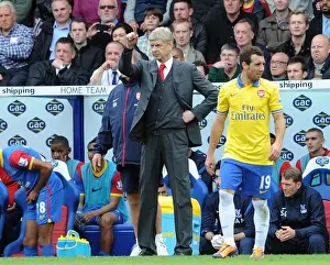 Arsene Wenger the Arsenal Manager. Crystal Palace 0: 2 Arsenal. Barclays Premier League