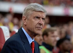 Arsenal v Olympique Lyonnais - Emirates Cup 2015/16 Collection: Arsene Wenger: Arsenal Manager Before Emirates Cup Match vs. Olympique Lyonnais (2015/16)