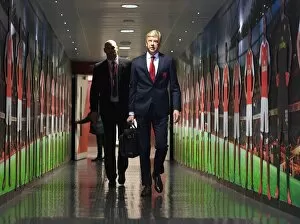 Arsenal v Leicester City 2017-18 Collection: Arsene Wenger: Arsenal Manager at Emirates Stadium Before Arsenal vs Leicester City (2017-18)