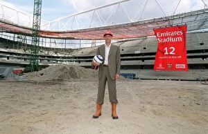 Images Dated 12th December 2005: Arsene Wenger the Arsenal Manager. Emirates Stadium Topping Out Ceremony