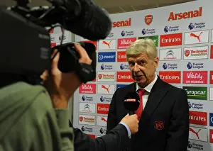 Arsenal V Liverpool 2016-17 Prints: Arsene Wenger: Arsenal Manager at Emirates Stadium before Arsenal vs