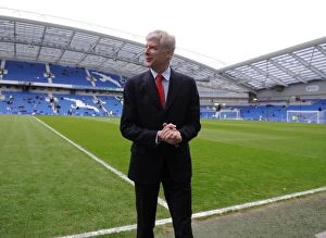 Images Dated 25th January 2015: Arsene Wenger: Arsenal Manager at FA Cup Match vs. Brighton & Hove Albion (2015)