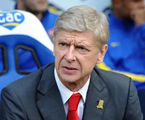 Crystal Palace V Arsenal 2013-14 Prints: Arsene Wenger: Arsenal Manager Facing Crystal Palace, Premier League 2013-14