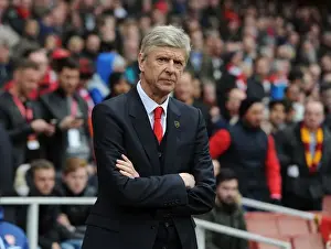 Arsene Wenger: Arsenal Manager Facing Liverpool at Emirates Stadium, Premier League 2014-15