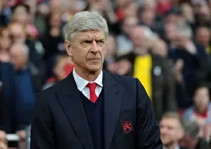 Arsenal V Manchester City 2016-17 Prints: Arsene Wenger: Arsenal Manager Facing Off Against Manchester City, Premier League 2016-17