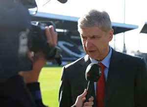 Fulham V Arsenal 2012-13 Prints: Arsene Wenger the Arsenal Manager