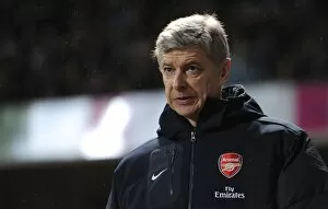 Arsene Wenger the Arsenal Manager. Ipswich Town 1: 0 Arsenal. Carling Cup Semi Final 1st Leg