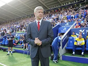 Leicester City V Arsenal 2014-15 Prints: Arsene Wenger: Arsenal Manager at Leicester City (2014-15)