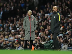 Manchester City V Arsenal 2016-17 Prints: Arsene Wenger the Arsenal Manager. Manchester City 2: 1 Arsenal