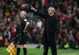 Arsene Wenger the Arsenal Manager. Manchester City 3: 0 Arsenal. Carlin Cup 5th Round