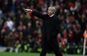 Images Dated 2nd December 2009: Arsene Wenger the Arsenal Manager. Manchester City 3: 0 Arsenal. Carlin Cup 5th Round