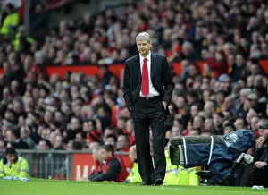 Arsene Wenger the Arsenal Manager. Manchester United 2: 0 Arsenal, FA Cup Sixth Round